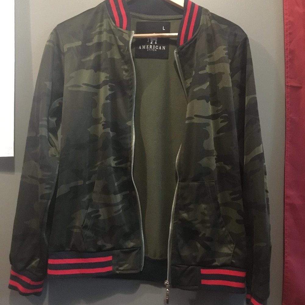 Camo Bomber Jacket